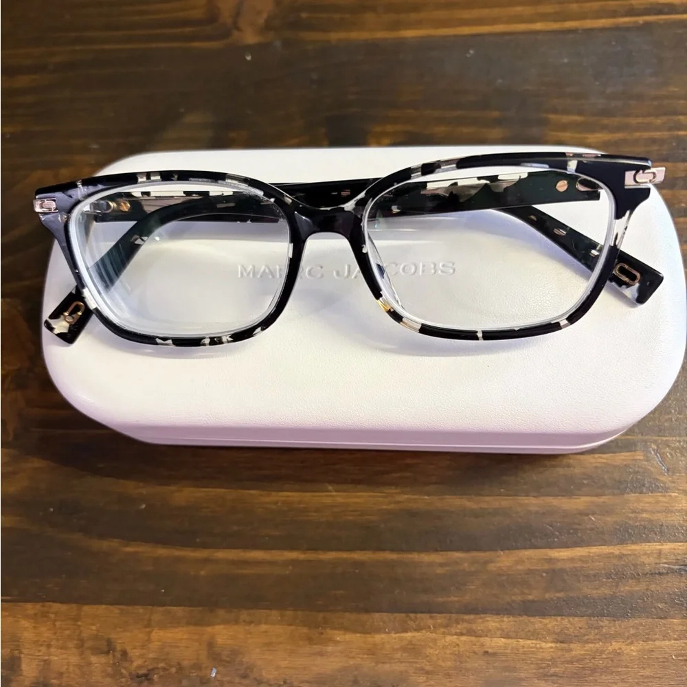Marc Jacobs Marc 190  Black and White Women's Prescription Glasses Frames